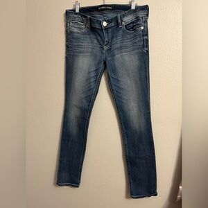 Express Women's Skinny Jeans in Blue